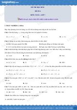Đề thi học kì 2 Toán 7 - Đề số 4 - Kết nối tri thức